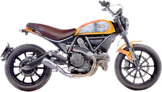 Silenciador LEOVINCE LV-10 de Acero Inoxidable para Scrambler 15206