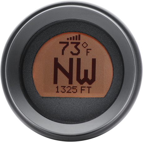 DAKOTA DIGITAL 2-3/16" Stand-Alone LCD GPS Compass - Black/Black MCH-GPS17-K-K