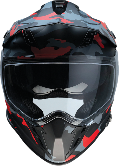 Z1R Range Helmet - Camo - Red - Small 0140-0094