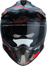 Z1R Range Helmet - Camo - Red - Large 0140-0096