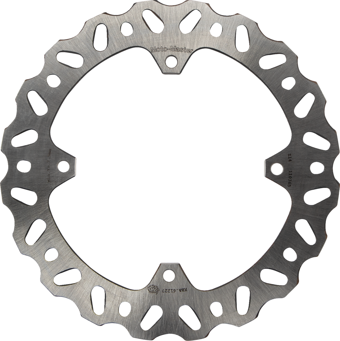 MOTO-MASTER Brake Rotor - Rear - Nitro 110365-PU