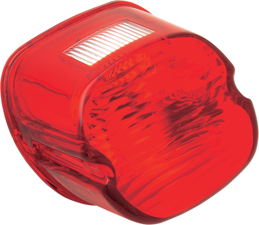 DRAG SPECIALTIES Lente de luz trasera abatible - Rojo 12-0018C-BC446 