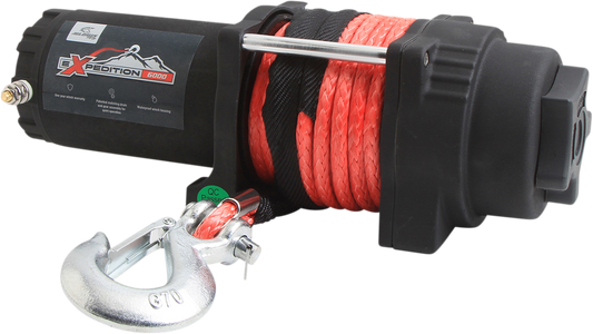 ALL BALLS Winch - 6000 LB - Synthetic Rope - 4 Bolt 431-01027