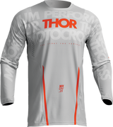 THOR Pulse Mono Jersey - Gray/Orange - Large 2910-7111