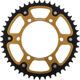 SUPERSPROX Stealth Rear Sprocket - 46 Tooth - Gold - Kawasaki/Yamaha/Suzuki RST-486-46-GLD