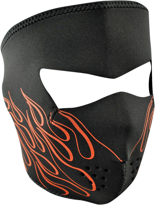 ZAN HEADGEAR Full-Face Mask - Orange Flame WNFM045