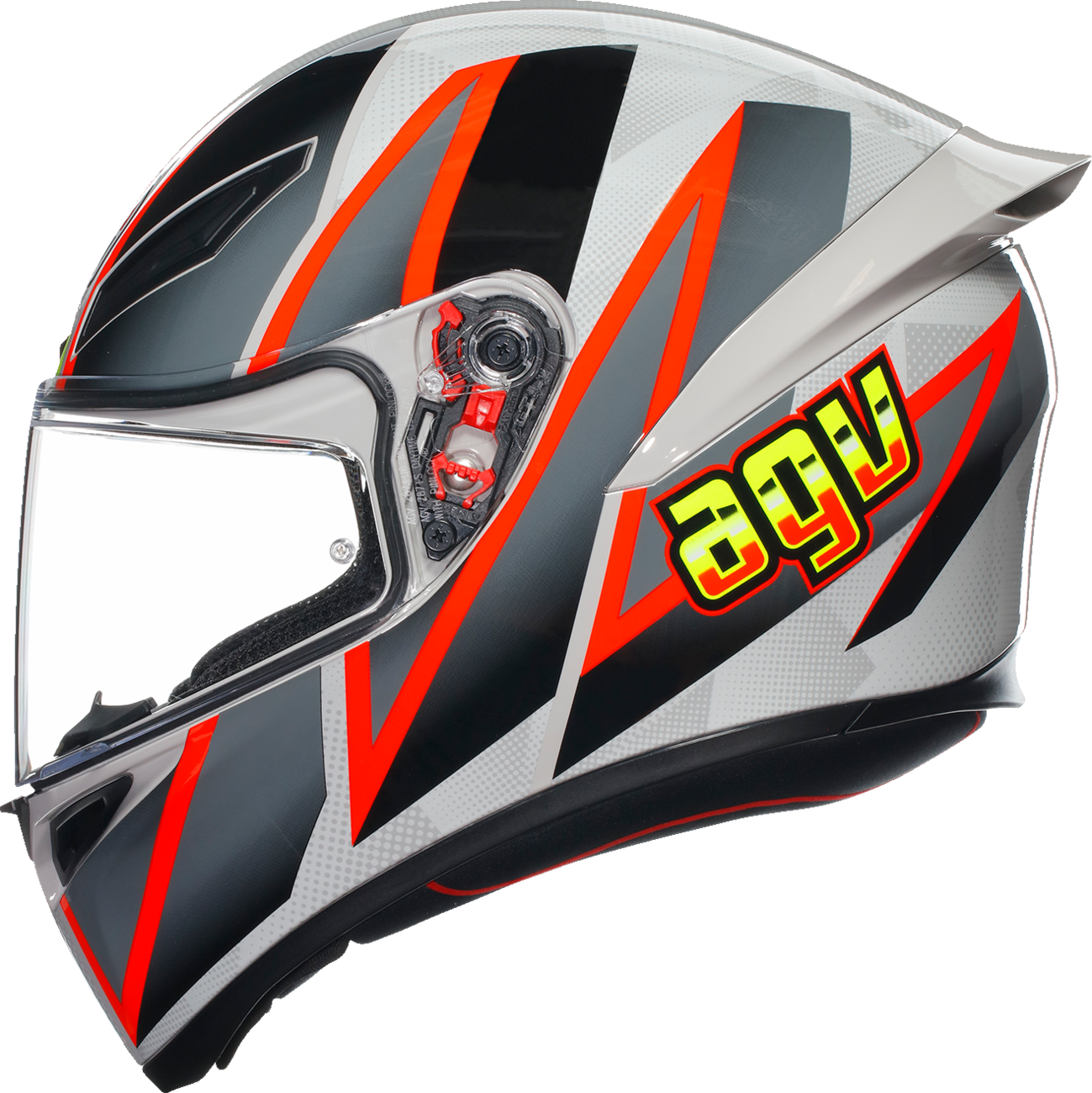 Casco AGV K1 S - Blipper - Gris/Rojo - Pequeño 2118394003030S 