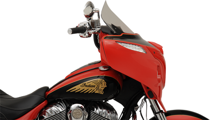 KLOCK WERKS Flare™ Windshield - 14" - Tall - Clear - Indian KWW-04-0497