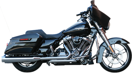 S&S CYCLE El Dorado Dual Exhaust System - Chrome - Chrome Tracer 550-0851A
