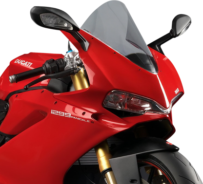 PUIG HI-TECH PARTS Race Windscreen - Smoke - Panigale 7621H