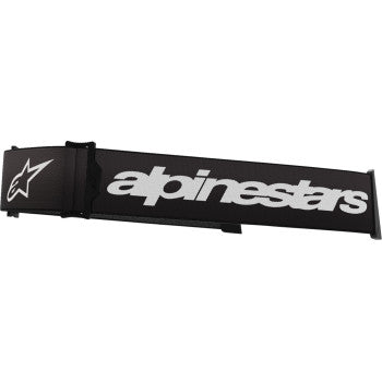 ALPINESTARS GOGGLES Supertech Goggle Strap - Black/White  9400125-12