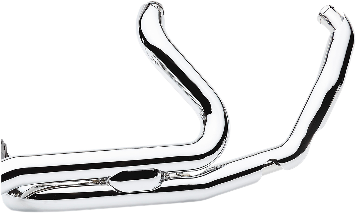 COBRA Dual Bung Headpipes - Chrome 6255DB