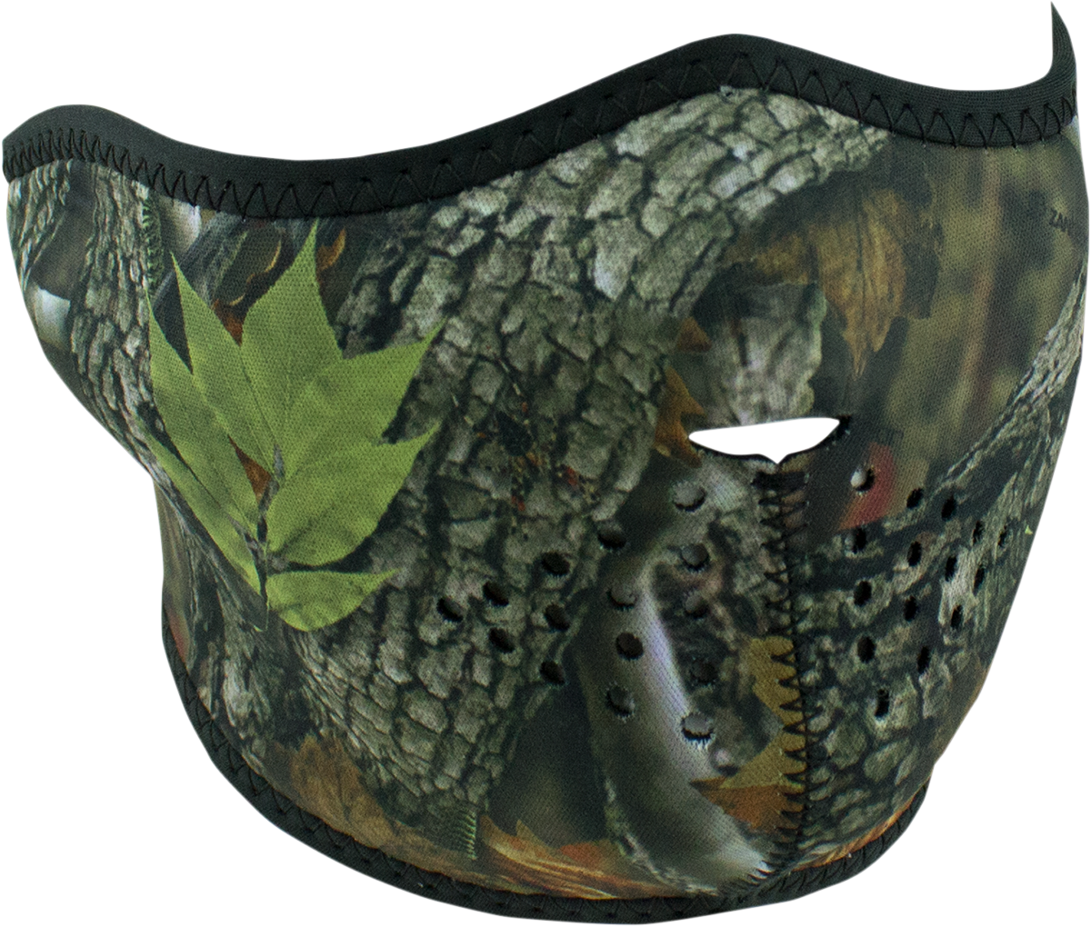 ZAN HEADGEAR Half Mask - Forest Camo WNFM238H