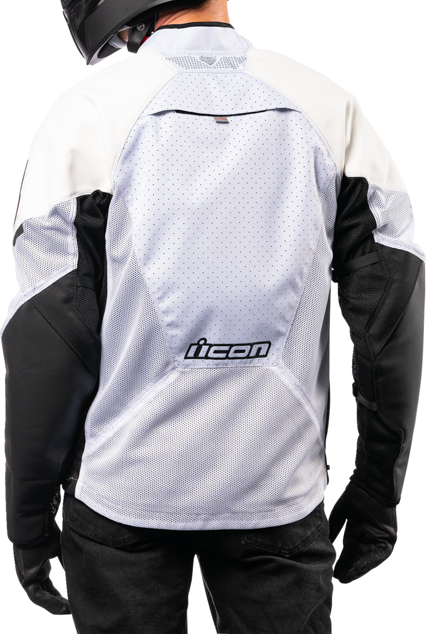 ICON Mesh AF™ Leather Jacket - White - Small 2810-3902