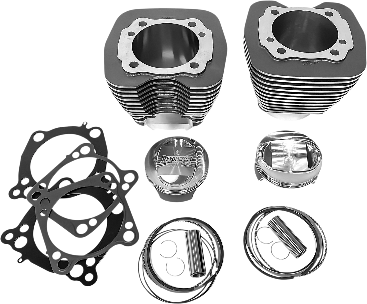 REVOLUTION PERFORMANCE, LLC Cylinder Kit - 117" - Granite/Highlighted Fins RP201-171WG