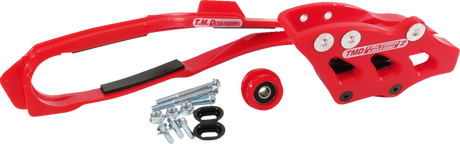 T.M. DESIGNWORKS Chain Guide/Slider - Honda - Red DCK-OR17-RD