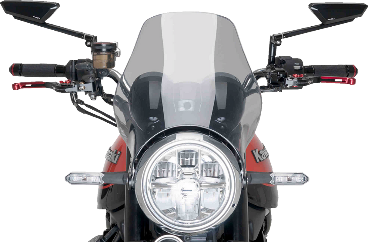 PUIG HI-TECH PARTS Naked Windshield - Smoke - Z900RS/SE 21347H