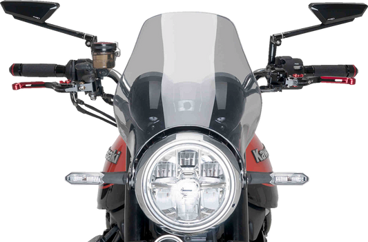 PUIG HI-TECH PARTS Naked Windshield - Smoke - Z900RS/SE 21347H