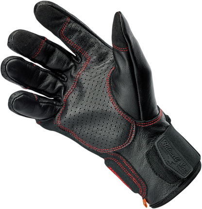 BILTWELL Borrego Gloves - Redline - Large 1506-0108-304