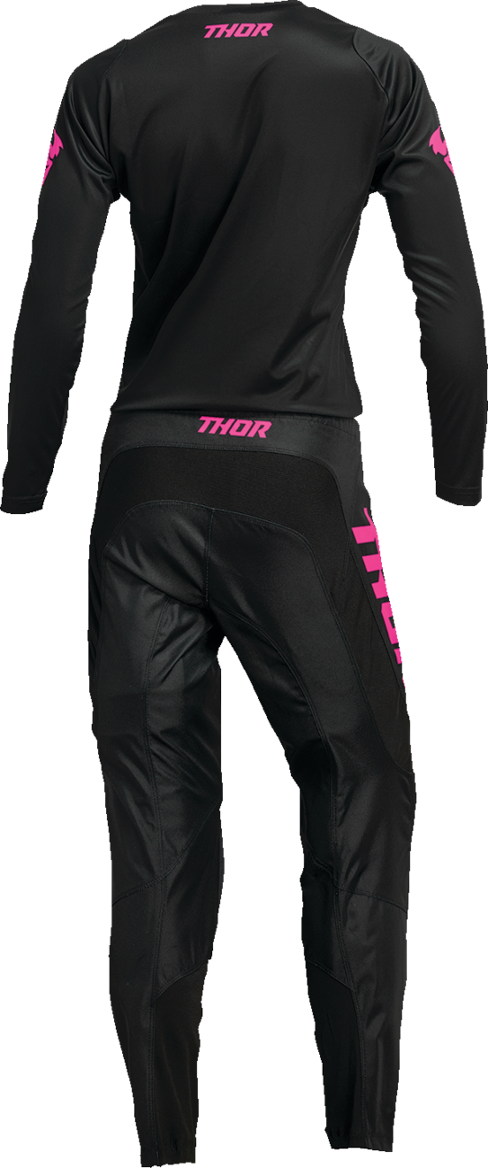 THOR Women's Sector Minimal Jersey - Black/Pink - XL 2911-0251