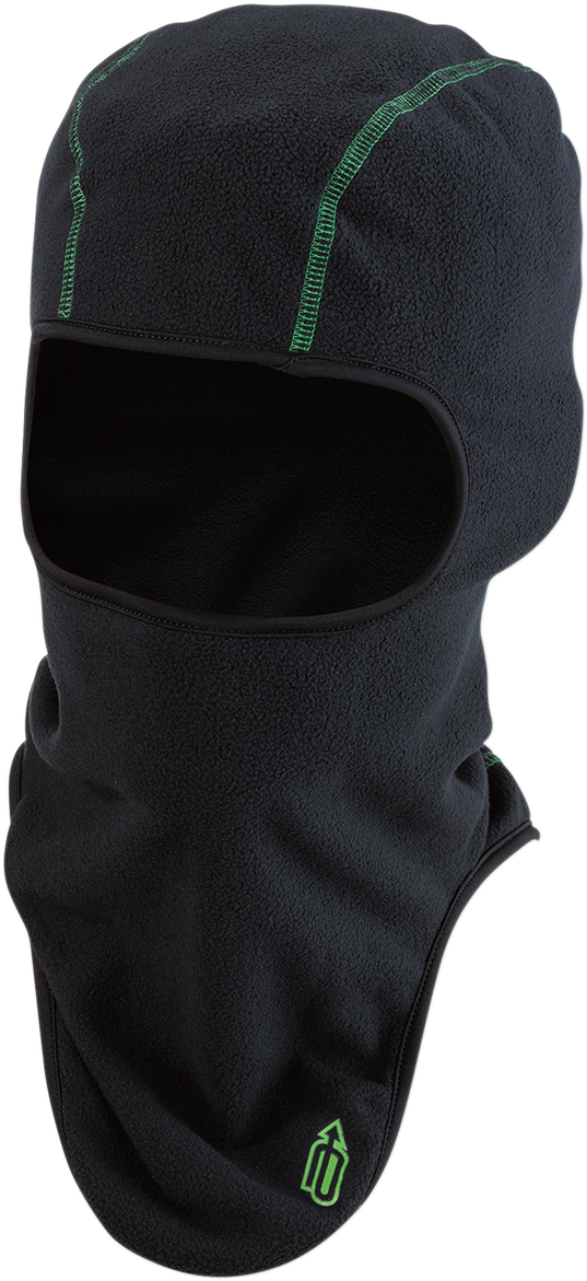 ARCTIVA Balaclava Fleece - Black/Green - Large/XL 2503-0364