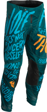 THOR Youth Pulse Counting Sheep Pants - Teal/Tangerine - 26 2903-2083