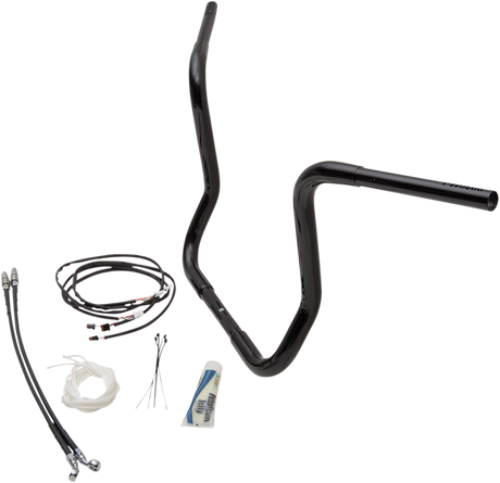 FAT BAGGERS INC. Handlebar Kit - Rounded Top - 14" - Black 909514-B