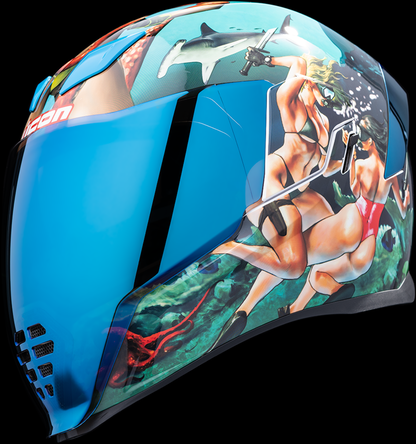 ICON Airflite™ Helmet - Pleasuredome4 - Blue - 3XL 0101-15006