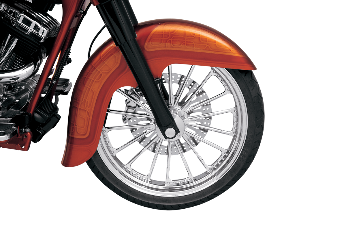 KLOCK WERKS WFB™ Benchmark Front Fender - Steel - Black - 21" KWF-01-0101