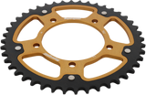 SUPERSPROX Stealth Rear Sprocket - 44 Tooth - Gold - Aprilia RST-702-44-GLD