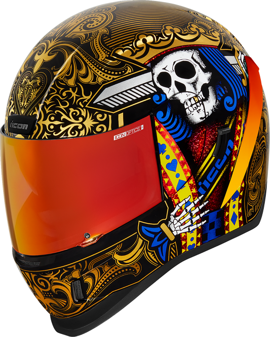 ICON Airform™ Helmet - Suicide King - Gold - Small 0101-14728