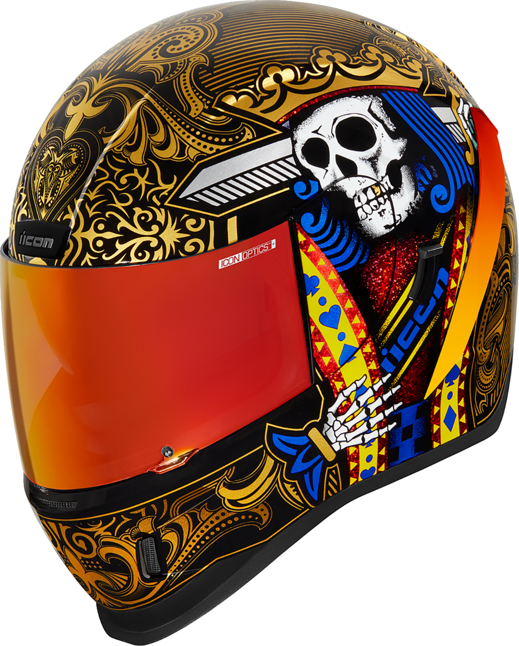 ICON Airform™ Helmet - Suicide King - Gold - XS 0101-14727