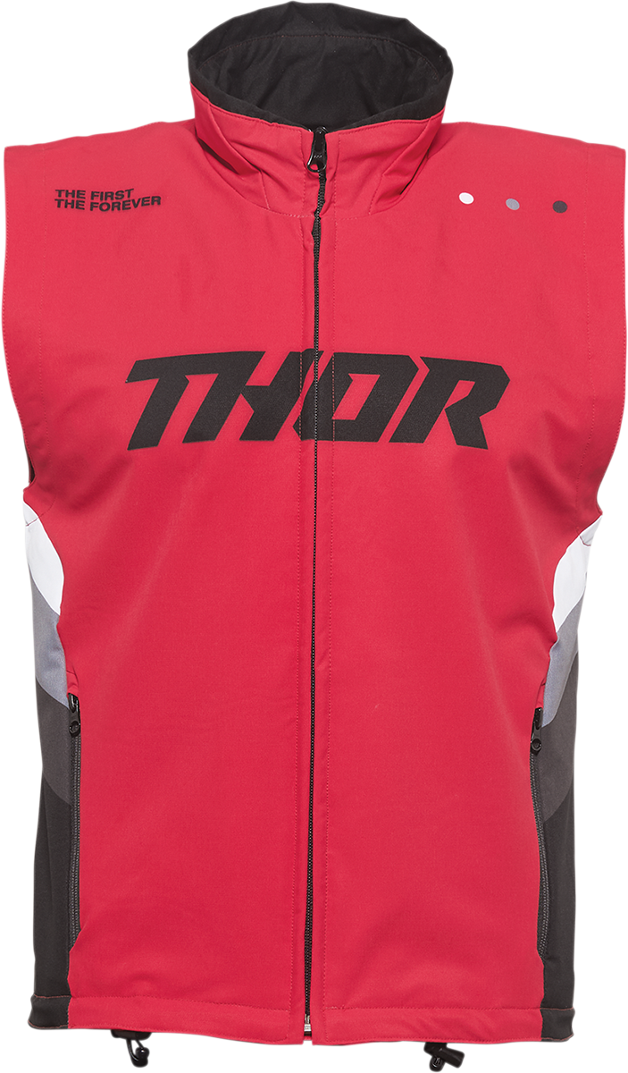 THOR Warmup Vest - Red/Black - Large 2830-0591