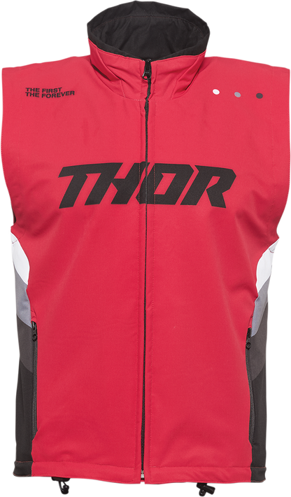 THOR Warmup Vest - Red/Black - Large 2830-0591