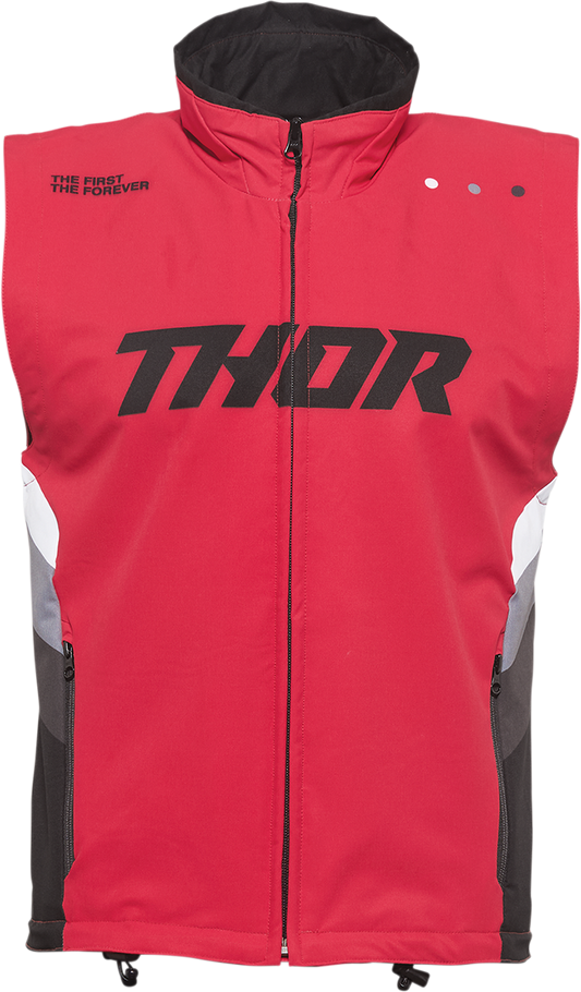 THOR Warmup Vest - Red/Black - Large 2830-0591