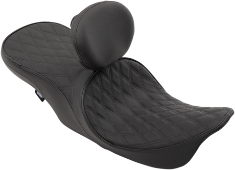 DRAG SPECIALTIES Low Forward Touring Seat - Double Diamond - Driver Backrest 0801-1169