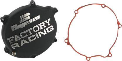 BOYESEN Clutch Cover - Black - KX125 CC-11AB