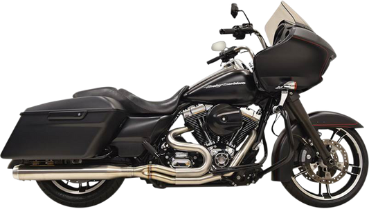 BASSANI XHAUST 2:1 Exhaust - Stainless Steel - Straight Can 1F18SS