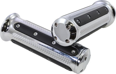 KURYAKYN Grips - Heavy Industries - TBW - Chrome 6122