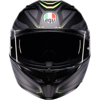 IN STOCK AGV Helmet K3 Syth Matte Black/Yellow Fluo Md 2118381004-026-M