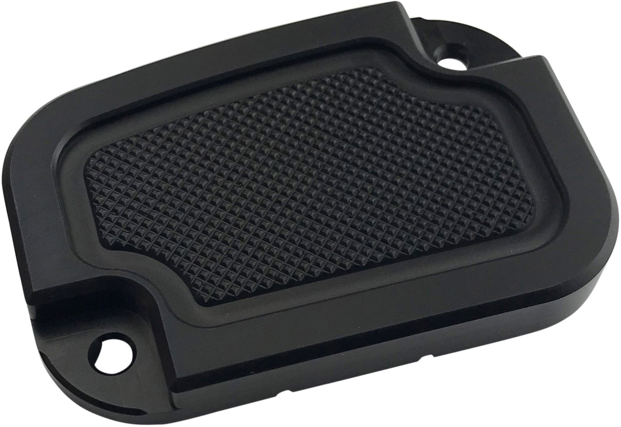BRASS BALLS Master Cyl Cover Knurled Black Flh Flt 13-17 BB08-228