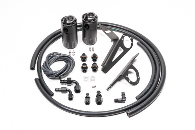 Radium Engineering 00-05 Honda S2000 LH Drive Only Dual Catch Can Kit Fluid Lock 20-0096-FL