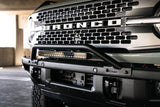 DV8 Offroad 2021-2022 Ford Bronco (Not For Factory Plastic Bumper) Factory Bumper Bull Bar - Black LBBR-06