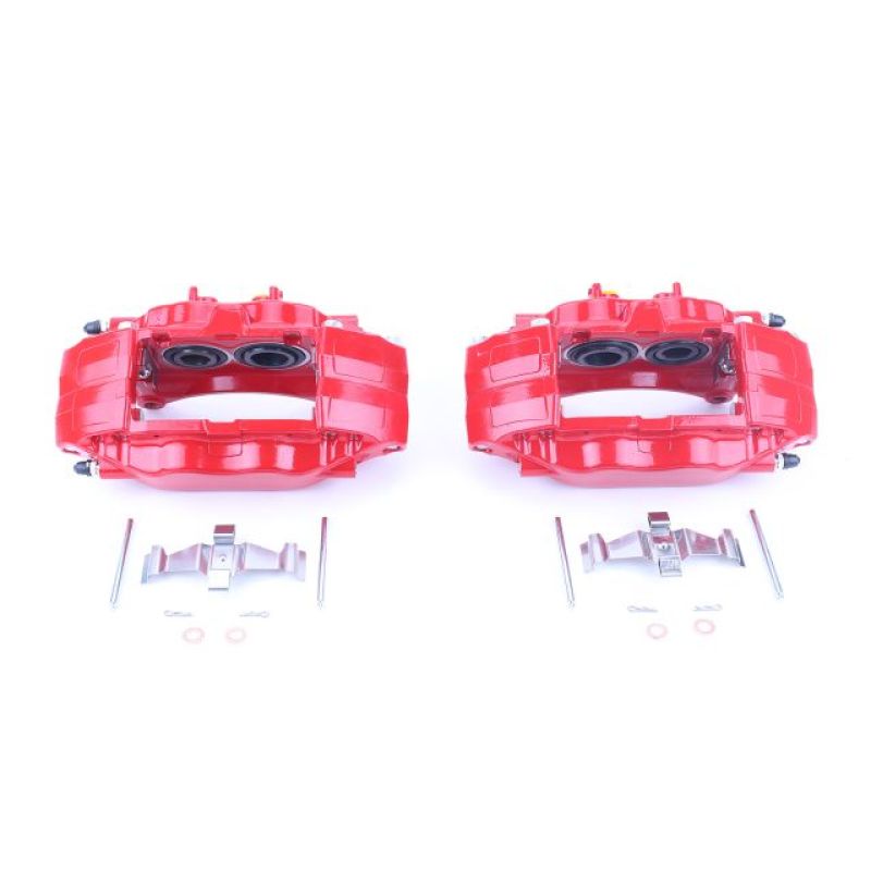 Power Stop 04-14 Subaru Impreza Front Red Calipers w/o Brackets - Pair S3698