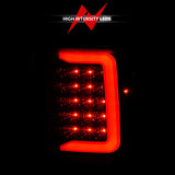 ANZO 1993-1997 Ford  Ranger LED Tail Lights w/ Light Bar Black Housing Clear Lens 311359