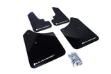 Rally Armor 2003-2008 Subaru Forester UR Black Mud Flap w/ White Logo MF5-UR-BLK/WH