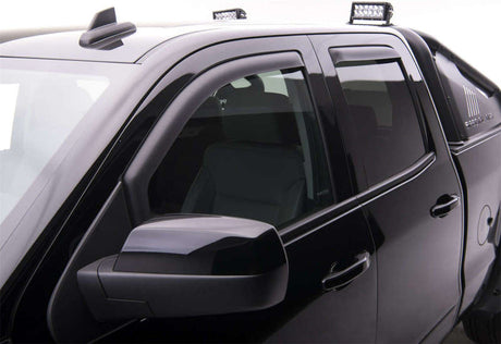 EGR 14+ Chev Silverado/GMC Sierra Crw Cab In-Channel Window Visors - Set of 4 - Matte (571775) 571775
