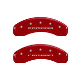 MGP 4 Caliper Covers Engraved Front & Rear Gen 5/Camaro Yellow finish black ch 14033SCA5YL