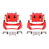 Power Stop 99-03 Ford F-150 Front Red Calipers w/Brackets - Pair S4750