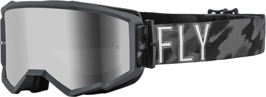 FLY RACING Zone S.E. Tactic Goggle Camo W/ Silver Mirror/Smoke Lens 37-51508